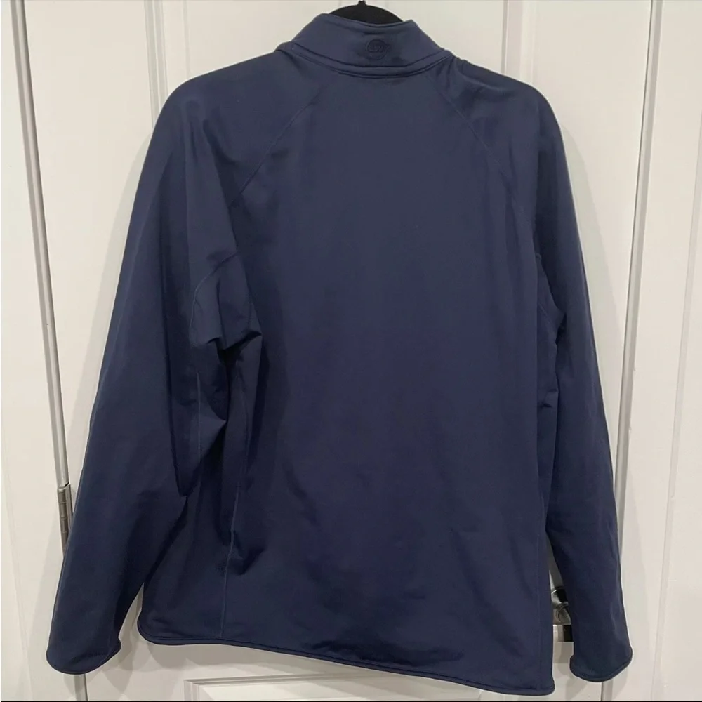 Nashville Predators Men’s LW Navy Blue 1/4-Zip Pullover Jacket Size L